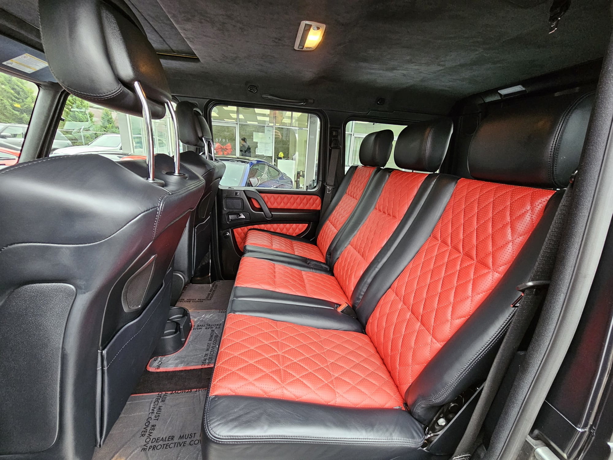 ﻿2014﻿ ﻿Mercedes-Benz﻿ ﻿G-Class﻿ ﻿Dimond Stitching/MAGNO Night Black ...