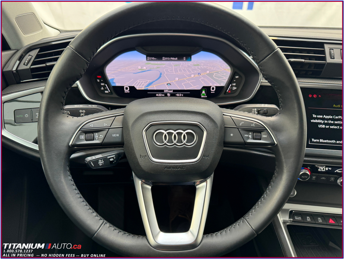 ﻿2020﻿ ﻿Audi﻿ ﻿Q3﻿ Progrssiv S-Line Quattro-Adaptive Cruise-Pano Roof ...